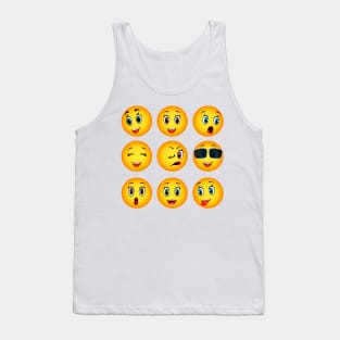 Cute emojies Tank Top